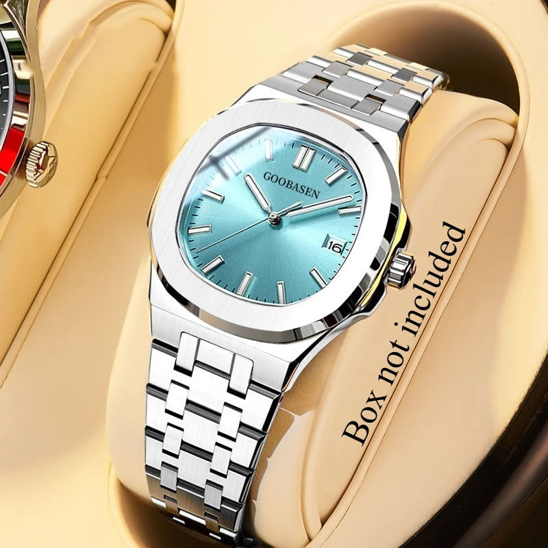 New Women Men's Automatic Watch Luminous Man Watches Steel Strap Waterproof Wristwatches Luxury Brand Watch